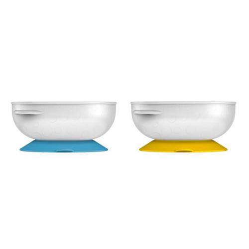 DR BROWN TODDLER FEEDING NO SLIP SUCTION BOWLS 2-PACK 