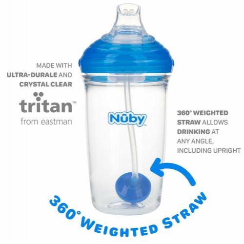 NUBY 1002 TRITAN  CUP, 360 SPOUT