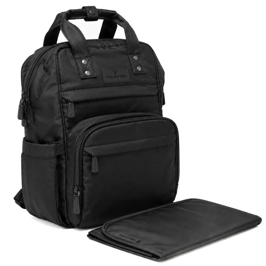  PREMIUM BABY ROSE DIAPER BAG ROSE (BLACK) - LittleOnes Aruba